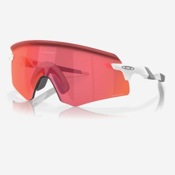 New Oakley 0OO9471 947117 Encoder Rimless Matte White Shield Sunglasses - Picture 1 of 8